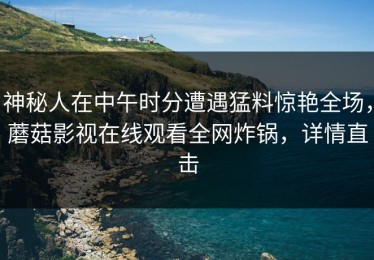 神秘人在中午时分遭遇猛料惊艳全场，蘑菇影视在线观看全网炸锅，详情直击